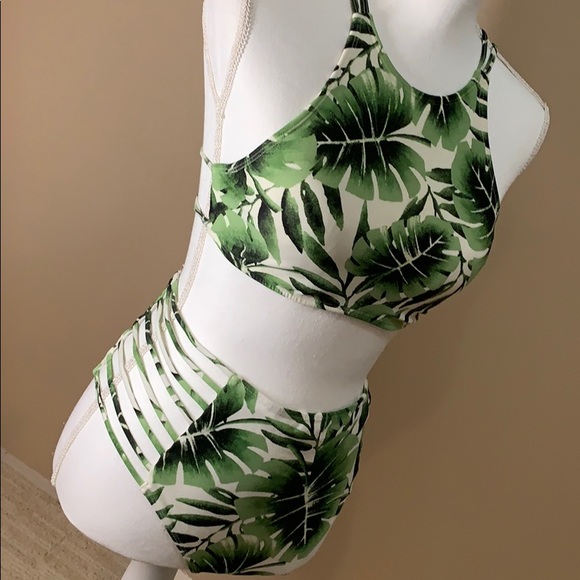 Tropical high waisted bikini - Picture 4 of 4